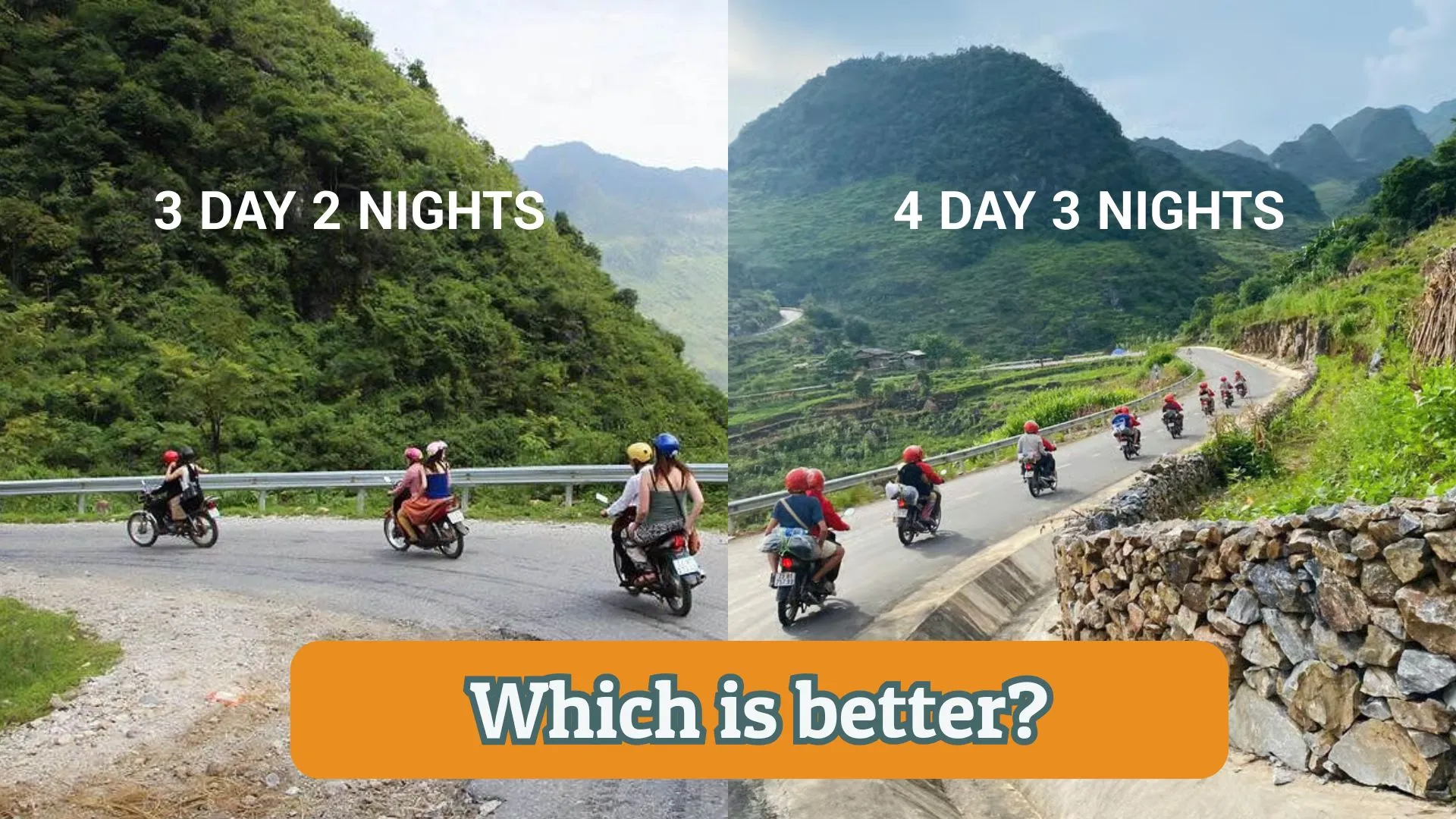 Visiting 3 days or 4 days in Ha Giang is better