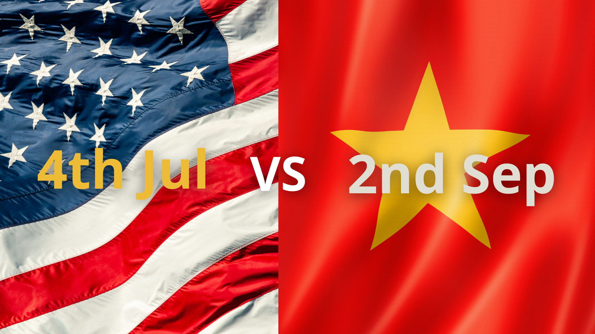 4th July and 2nd September are the same?