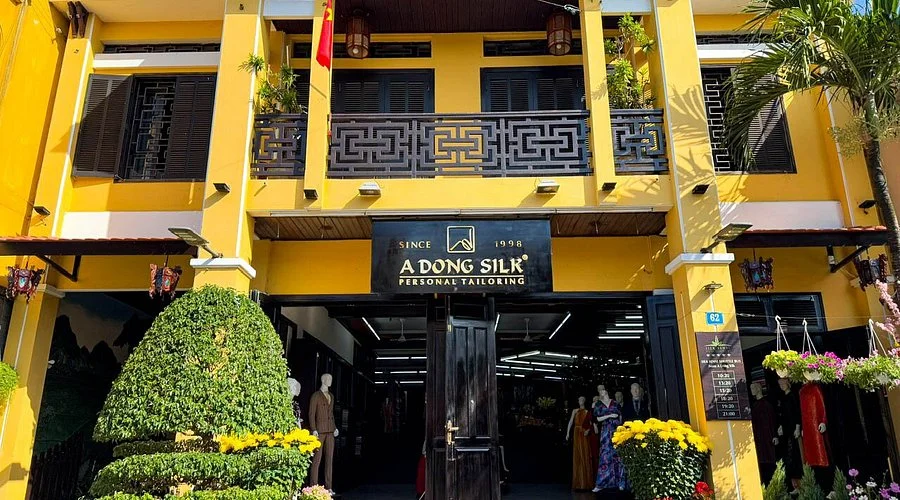 A Dong Silk tailor shop in Hoi An Old Town