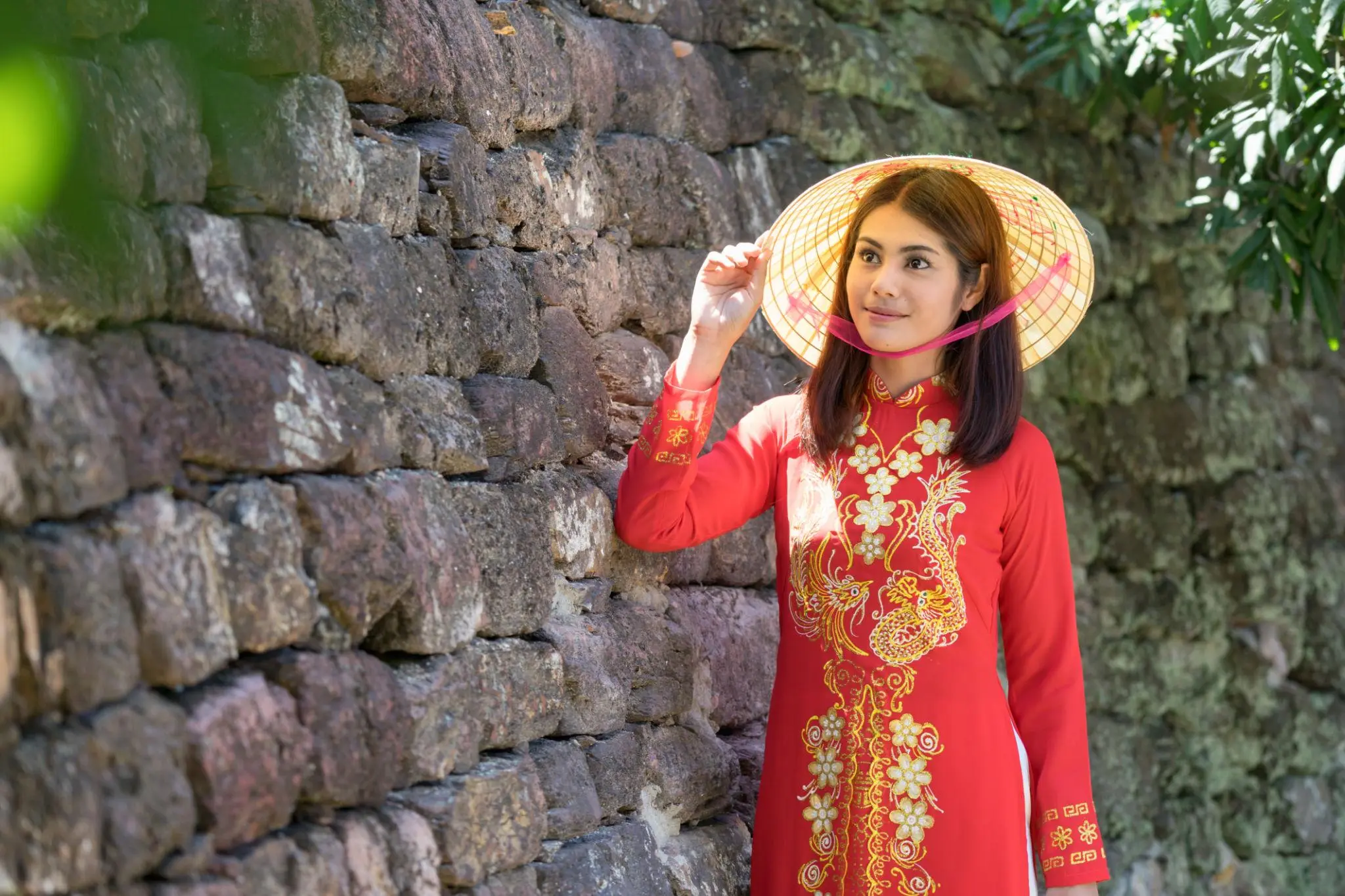 Custom Vietnamese traditional clothing in Hoi An