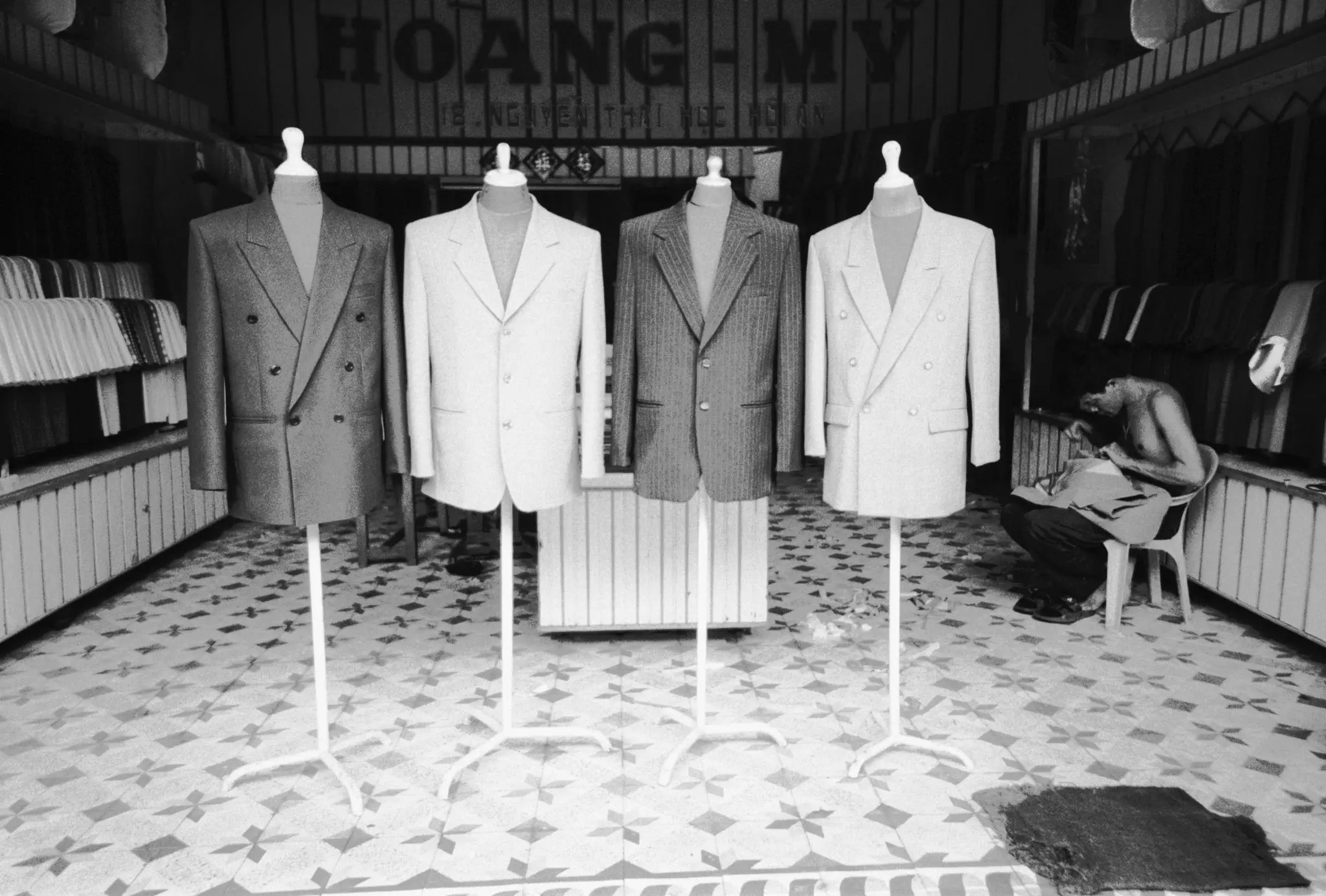 Custom suit made by Hoi An tailors