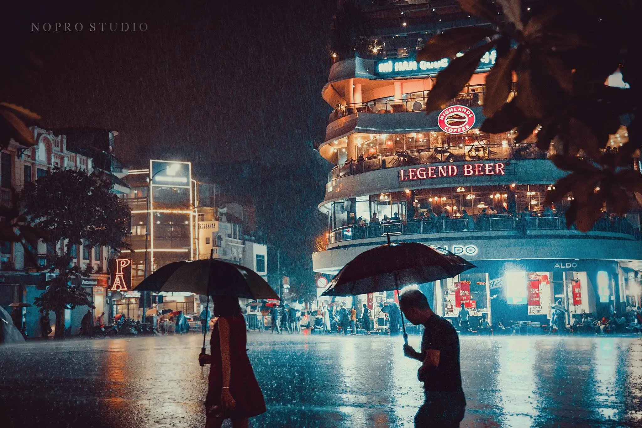 Ha Noi in vietnam rainy season