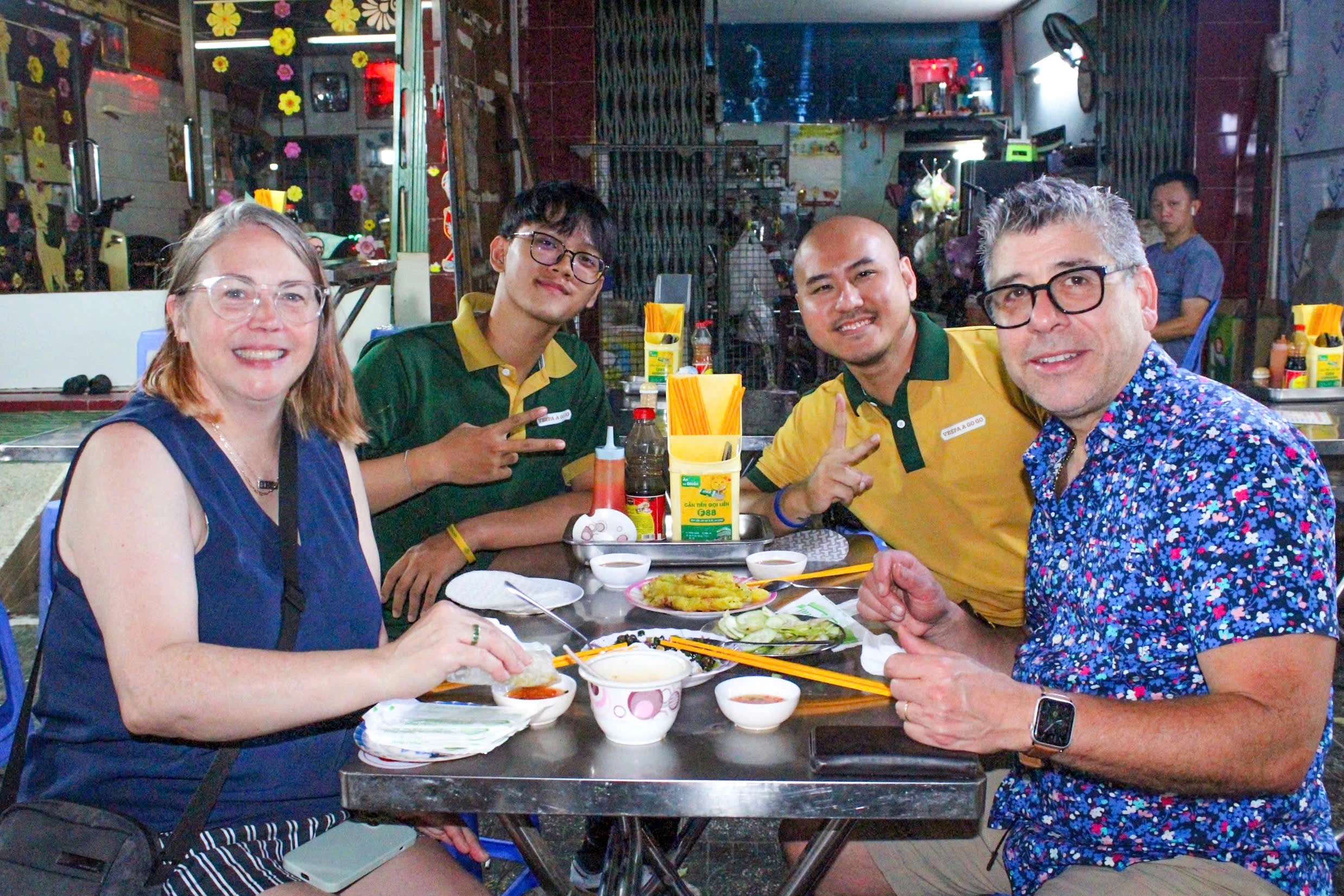 Vespa A Go Go food tour in Saigon
