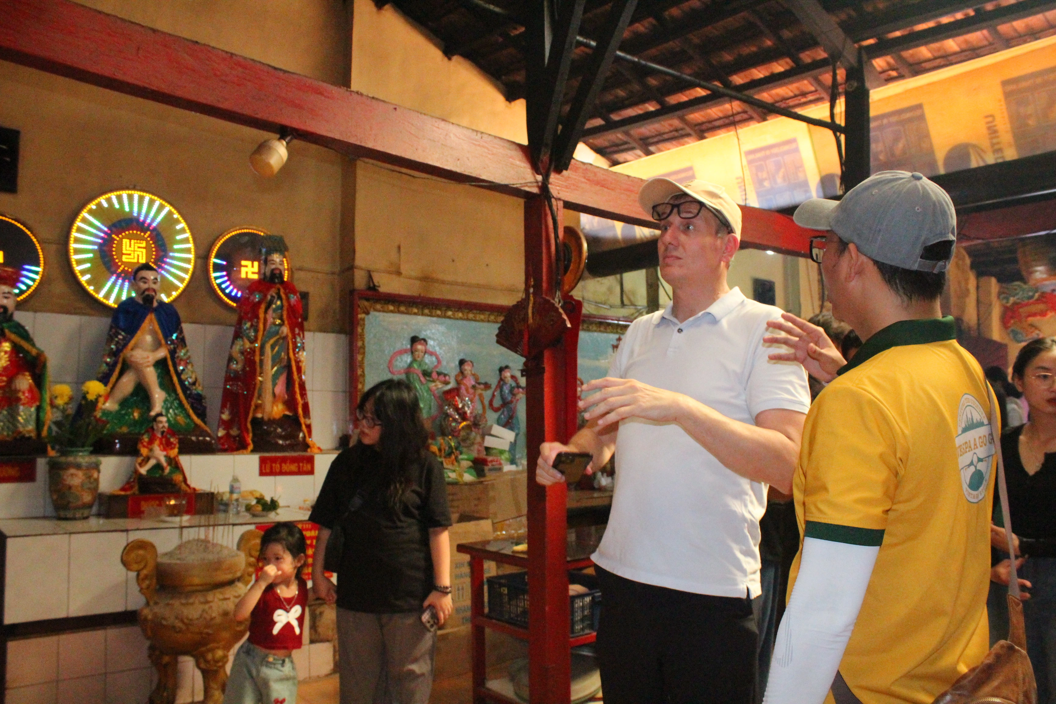 We have two tours that take tourist to Vietnamese local temples