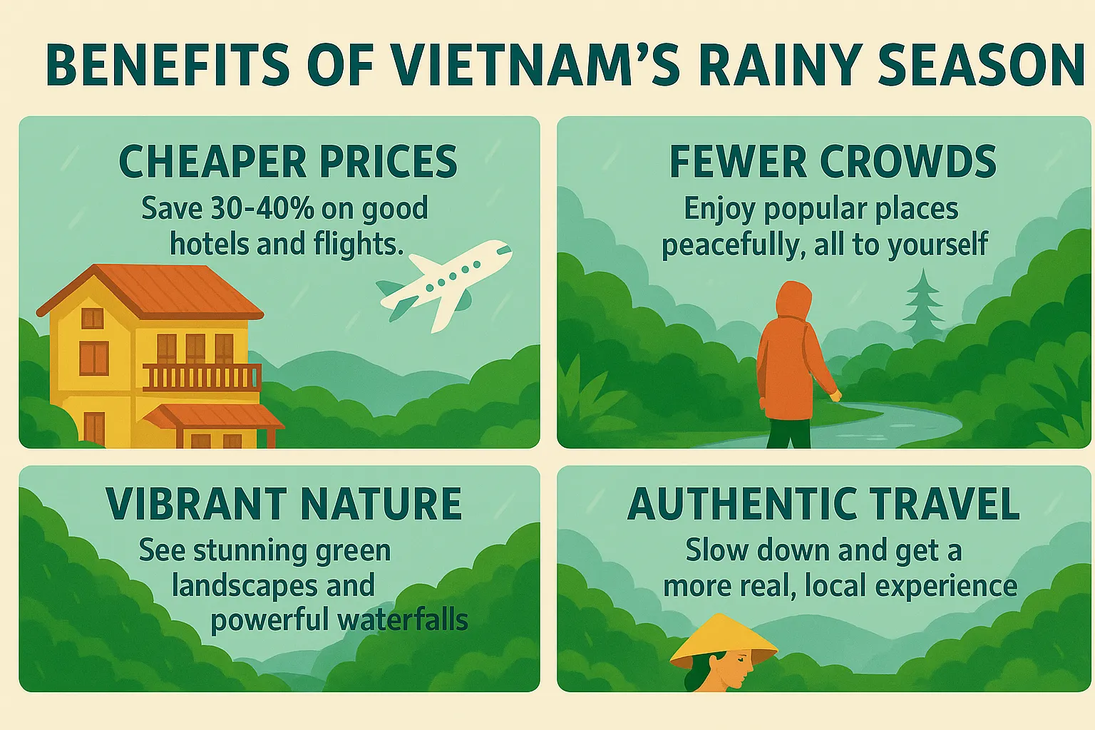 Benefits of Vietnam's rainy season