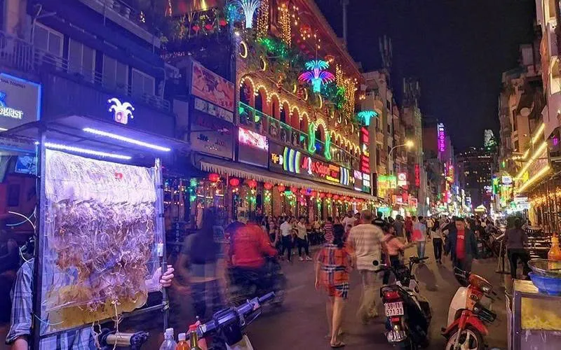 Bui Vien area Ho Chi Minh new year 2026
