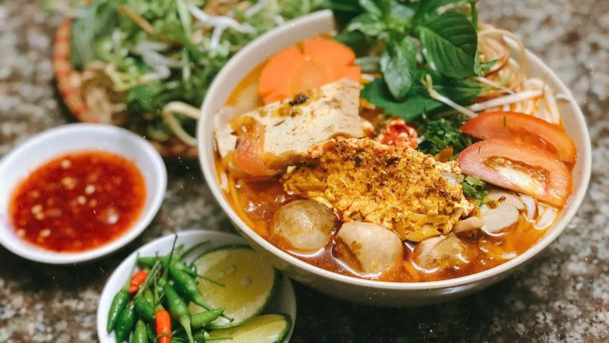 Bun Rieu Vegetarian Option