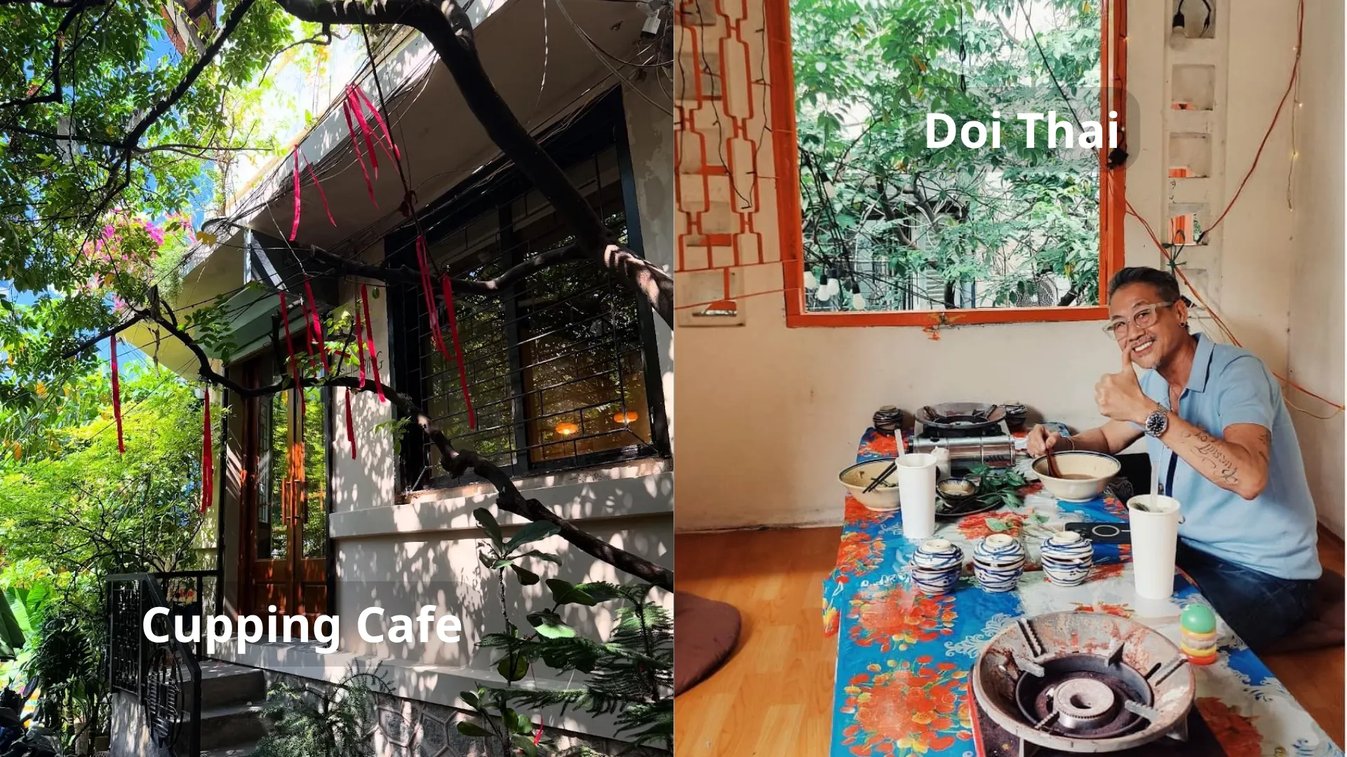 Cupping Cafe and Doi Thai Chu Mạnh Trinh District 1