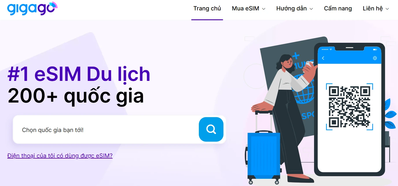 Gigago eSIM for Vietnam