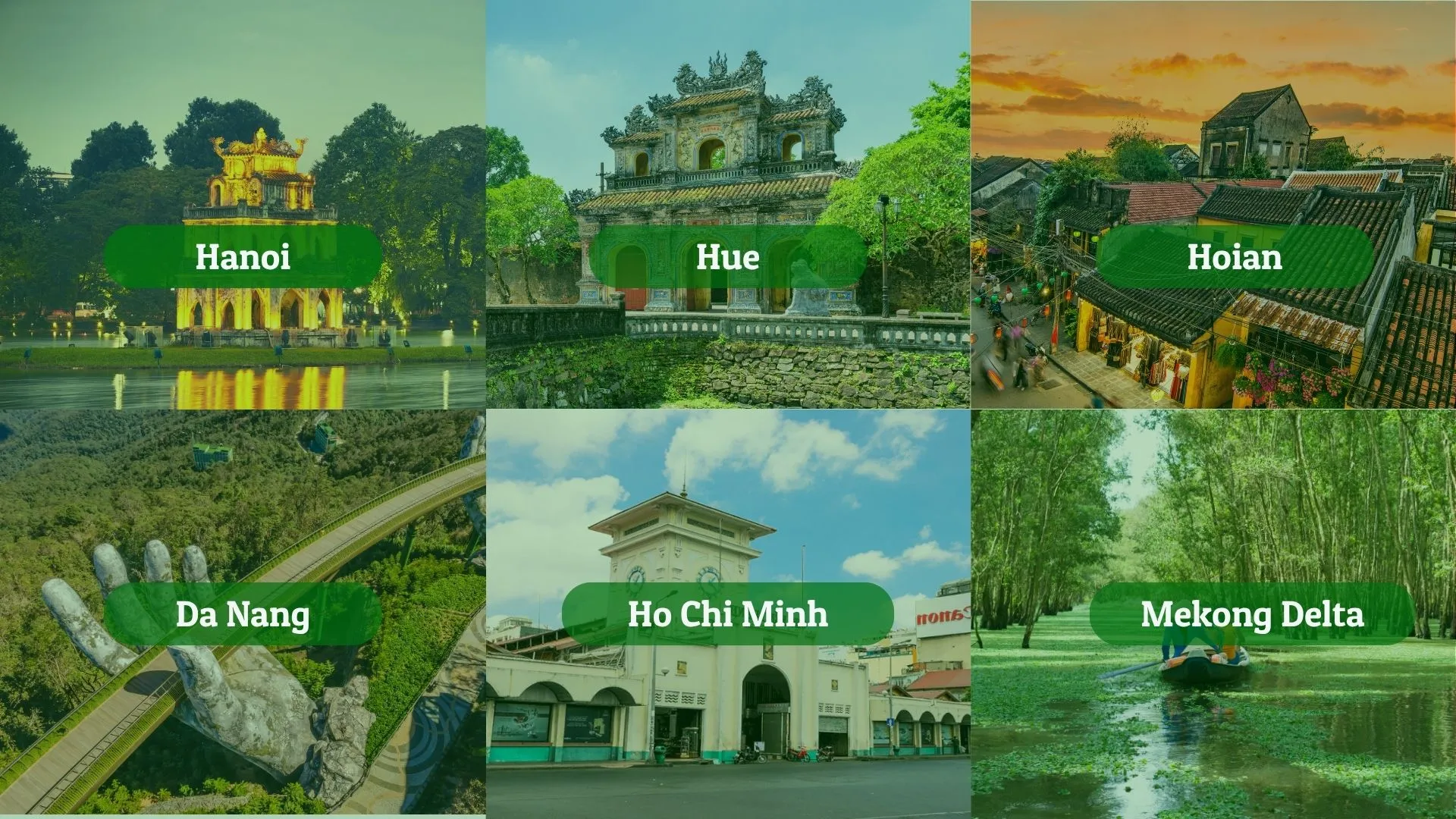 Green flag destinations in Vietnam raining season