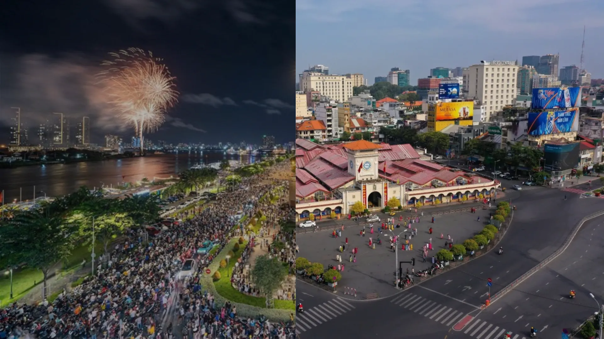 Ho Chi Minh's contrast in new year 2026