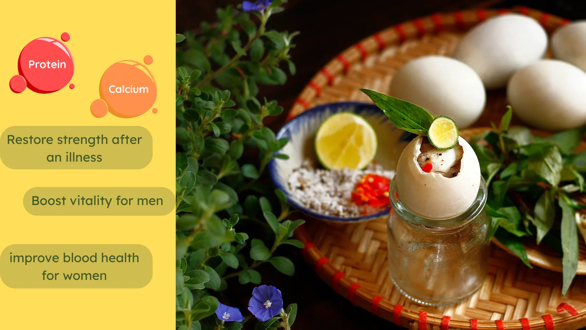 nutrition in balut