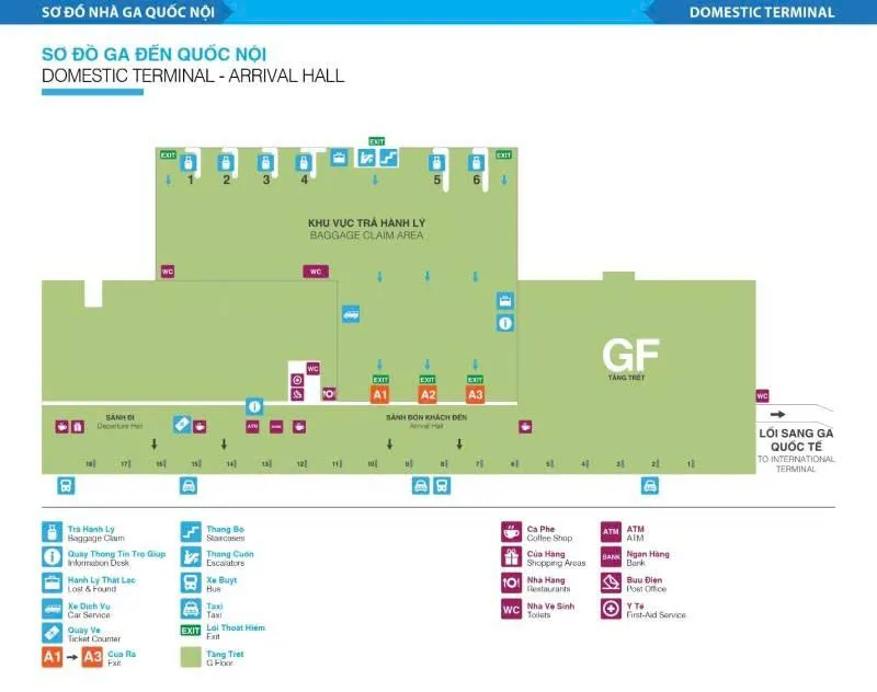 t1 domestic terminal arrival hall