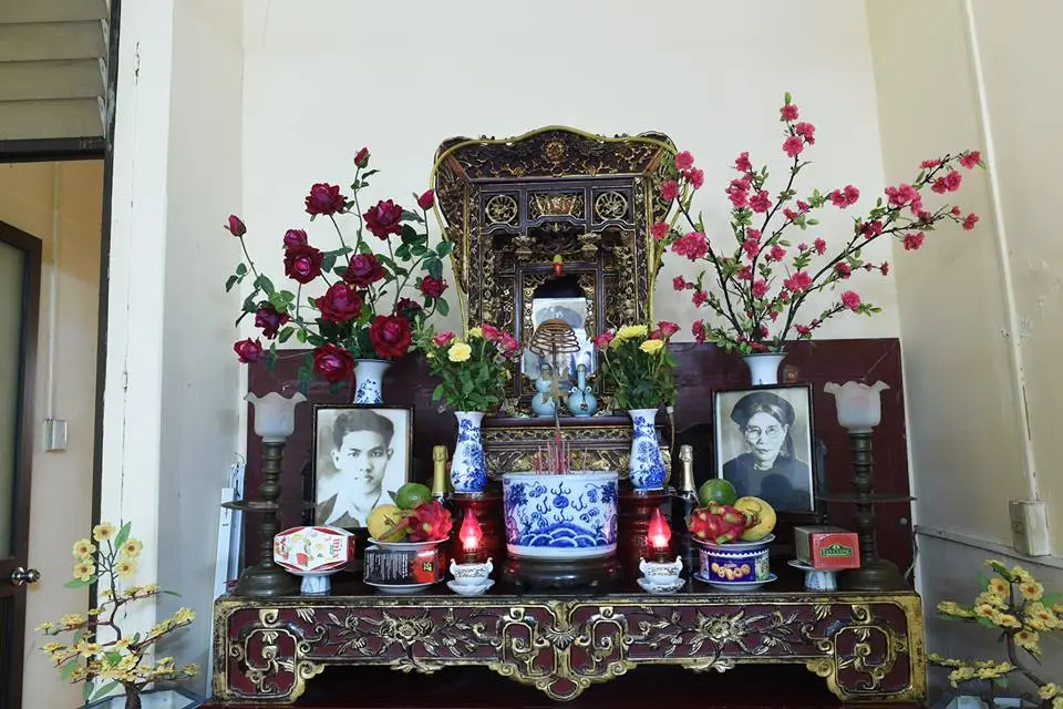 The altar in Vietnam