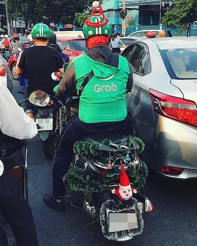 The reindeer bikes in Ho Chi Minh
