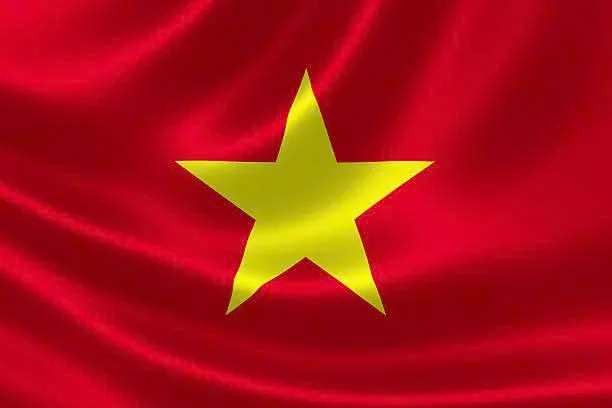 The Vietnam flag symbolize