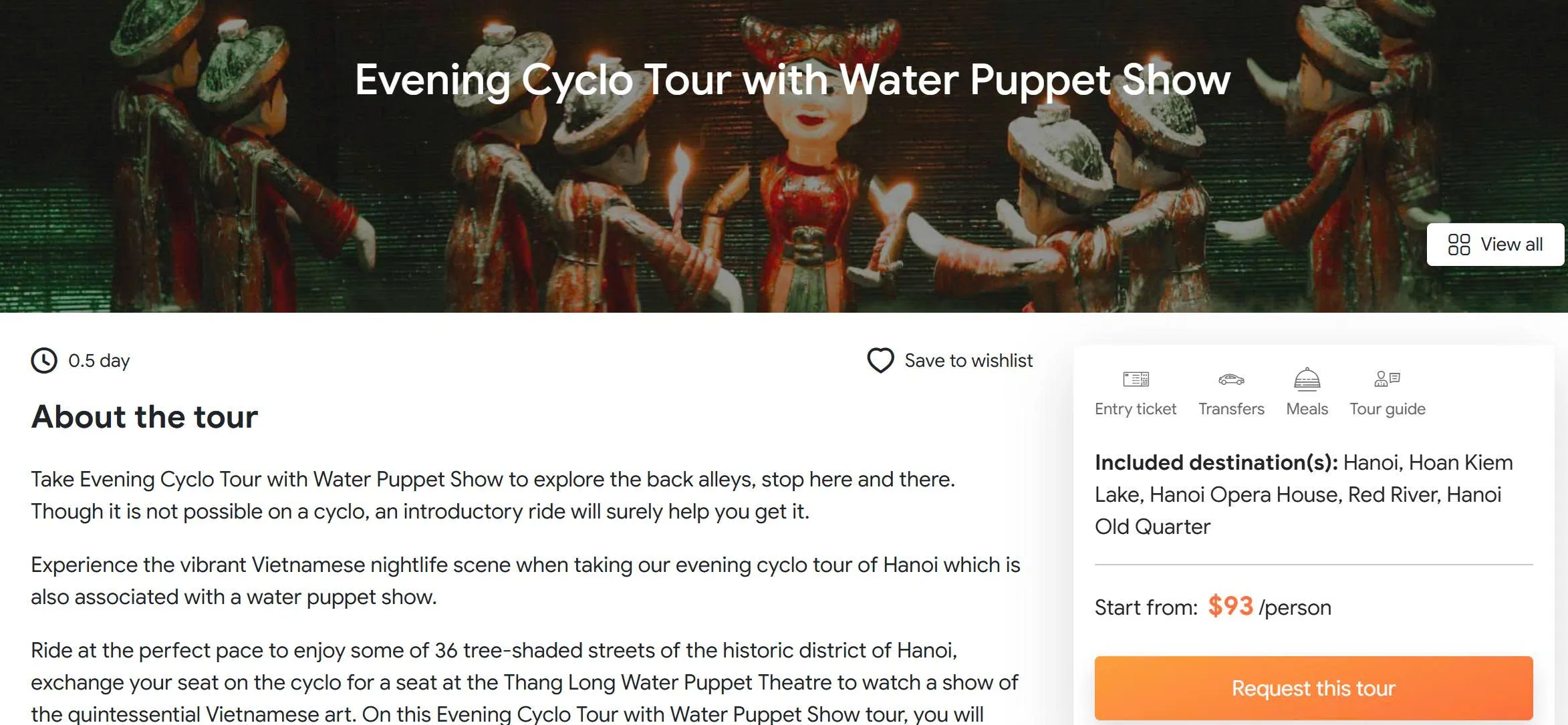 Vietnam Discovery (Evening Tour) Hanoi cyclo