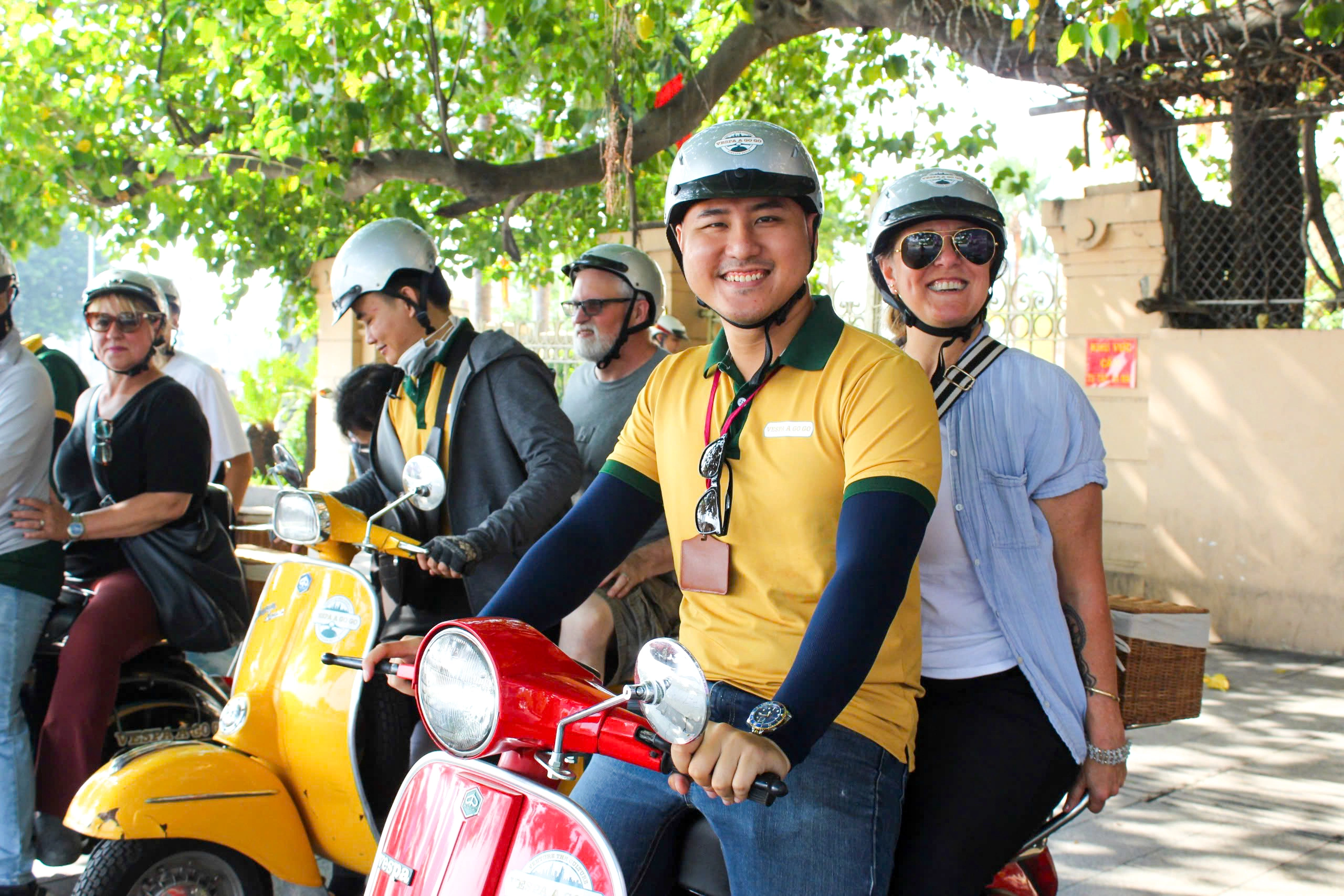 we always guarantee safety on our Vespa